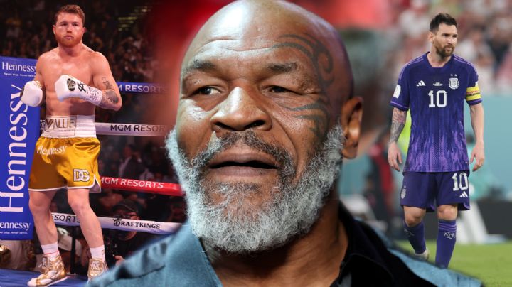 Mike Tyson amenaza al Canelo Álvarez en defensa de Lionel Messi