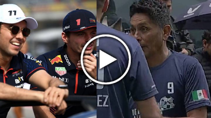 Video: Jorge Campos VUELVE a ser DELANTERO y anota para Checo Pérez vs Max Verstappen
