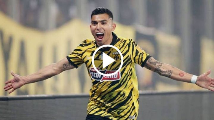 El PRIMER GOL de Orbelín Pineda en la Europa League en el Marsella vs AEK Atenas