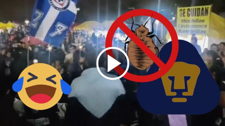 Afición de Cruz Azul SE BURLA de Pumas con CÁNTICO de CHINCHES en la UNAM