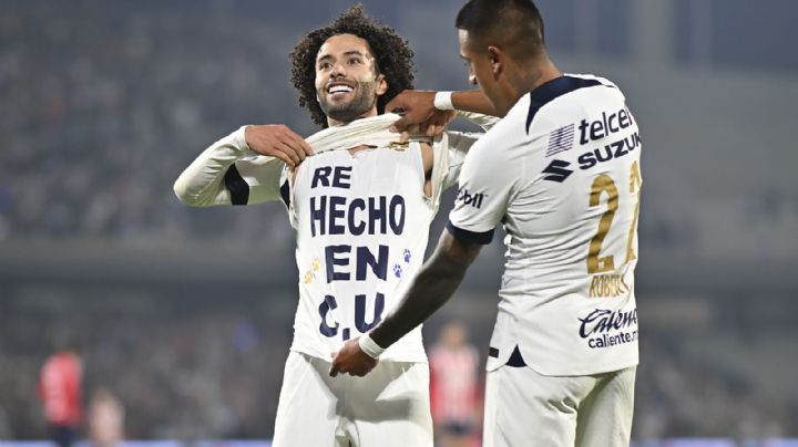 César ‘Chino’ Huerta LANZA INDIRECTA a Chivas en su CELEBRACIÓN del GOL para Pumas