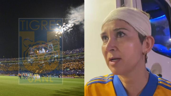 Se cae un pedazo del Estadio de Tigres Y LESIONA DE GRAVEDAD a una aficionada