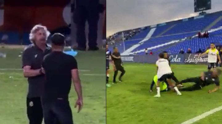 Video | Golpean al ex auxiliar técnico del Tata Martino en el Celaya vs Atlético Morelia de la Liga Expansión MX