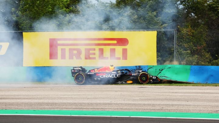 VIDEO | Así fue el accidente de Checo Pérez en la P1 del GP de Hungría 