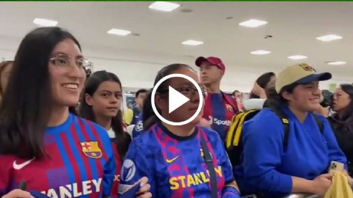 VIDEO: Así RECIBIERON al Barcelona Femenil en la Ciudad de México