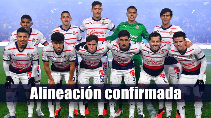 La ALINEACIÓN CONFIRMADA de Chivas vs Necaxa por el Clausura 2024: Los 11 titulares de Fernando Gago