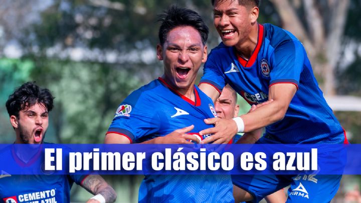 Cruz Azul gana al Club América el PRIMER CLÁSICO JOVEN del Clausura 2024