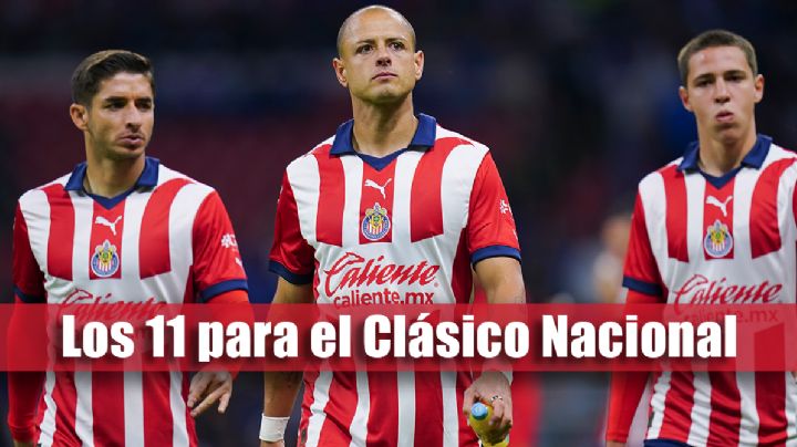 La ALINEACIÓN CONFIRMADA de Chivas vs Club América por la vuelta en la Concachampions